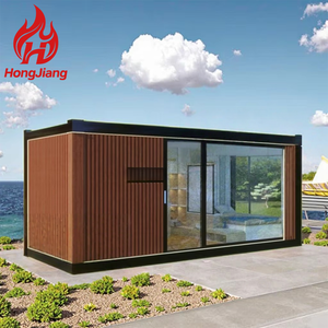 20-футовый миниатюрный черный контейнерный дом-сарай, портативный разборный складской навес, сборные дома, готовые жилые модули, коттедж для отдыха - Product Image 6