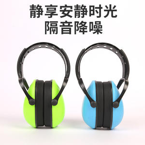 ที่ครอบหูกันเสียงรบกวน Y6 แบบคาดศีรษะ รุ่น 22 NNR ป้องกันการได้ยินสำหรับเด็ก ฝึกตีกลอง นอนหลับ สีฟ้า สีเขียว สีแดงเชอร์รี่ - Product Image 5