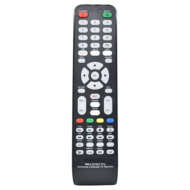 New HUAYU RM-L1210+F Pro Universal TV Remote Control for L-G/Sharp/Samsung/Sony/Hisense/Skyworth/Haier/Panason LCD LED Smart TV