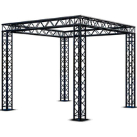 Support mural vidéo à LED pour scène de concert en aluminium Système d'affichage pour événements Bloc à manches pour treillis 290*290mm