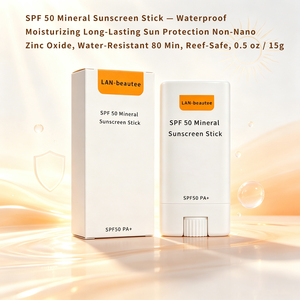 Natural Vegan SPF50 <strong>Moisturiser</strong> Sun Stick UV Protection Lightweight Invisible Portable Waterproof Sweat Resistant - Product Image 4