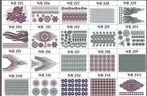 사용자 정의 디자인 열전달 핫픽스 라인 석 모티프 템플릿 패턴 모델 나무 PVC 플라스틱 도마 판지 - Product Image 4