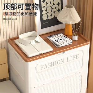 Foldable <b>Clothes</b> <b>Storage</b> Box 60L 70L Capacity Dustproof Organizer for Home Use - Product Image 3