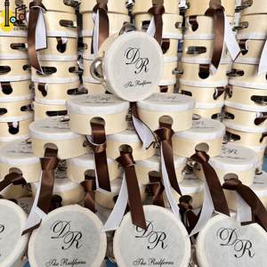 กลองไม้ขายส่ง กลองมินิ เครื่องดนตรีสร้างเสียง มาราคัส 4 นิ้ว งานแต่งงาน งานคริสตจักร ดนตรีไม้ แถวเดียว ราคาถูก - Product Image 5