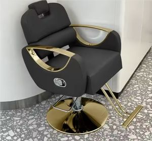 Chaise de salon de coiffure hydraulique ergonomique moderne de bonne qualité AY 2025, réglable en hauteur, en cuir synthétique, pour salon - Product Image 1