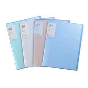 40 túi thư mục tập tin nhựa Cuốn sách trình bày danh mục đầu tư thư mục rõ ràng tay áo bảo vệ hiển thị cuốn sách - Product Image 1