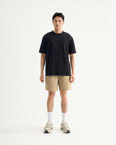 Short mi-haut solide pour hommes Poche zippée Écologique Respirant Relax Fit Léger Résistant à l'eau Outdoor Casual Wear Routine - Product Image 4