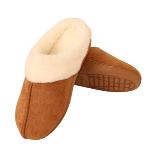 Nuove Pantofole Invernali da Donna in Camoscio con Tomaia Anti-Piega e Interno Anti-Cedimento, Imbottitura in Memory Foam TPR - Product Image 1