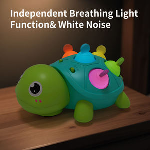 Yrb Baby 2025 Nuevo Juguete Musical con Sonidos de la <span class=keywords><strong>Naturaleza</strong></span> para Bebés, Juguete Educativo de Tortuga Gateadora para el Tiempo Boca Abajo - Product Image 3