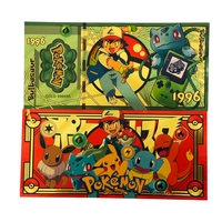 Uang Kertas Anime Gameboy Amerika Baru 2026 1996 Berlapis Emas 24K untuk Koleksi