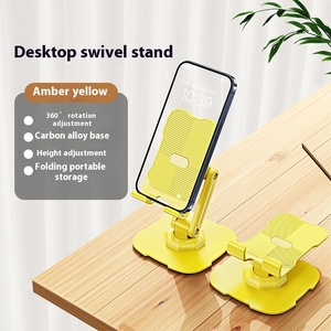 Supporto per Telefono Cellulare da Scrivania Nuovo Modello Universale per Tablet Pieghevole Altezza Regolabile Portatile in Plastica - Product Image 1