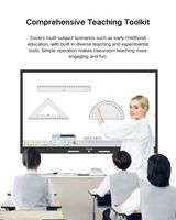 55 65 Zoll Android Dual-OS 20-Punkt Smart Interaktives Whiteboard KI-Funktionen Drahtlose Übertragung OEM ODM Business & Bildung 4K