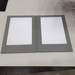 Porte-menu en PU personnalisé par le fabricant, format A4, avec éclairage LED, pour bar, club, menu de restaurant à 2 pages avec éclairage LED - Product Image 1