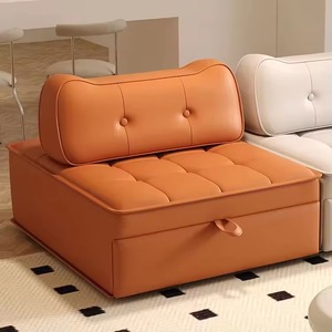 Divano <span class=keywords><strong>Letto</strong></span> Singolo Ergonomico Traspirante per Soggiorno e Camera da <span class=keywords><strong>Letto</strong></span>, Elegante e Conveniente, Colore Arancione, Vendita all'Ingrosso - Product Image 4