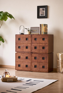 Mueble de Almacenamiento Lateral de Madera Sólida, Estilo Moderno de Mediados de Siglo, para el Hogar, Dormitorios, Salas de Estar y Bar - Product Image 5