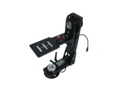 Trépied Jianmei/plafond suspendu, caméra électrique inclinable et orientable à deux axes pour la prise de vue vidéo, avec une capacité de charge de 15 kg