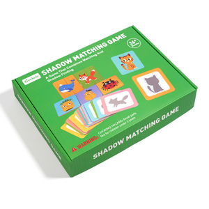 Nouveau jeu de société animalier éducatif pour la réflexion, jeu de cartes interactif familial, puzzle d'association d'ombres, jouet de dessin animé pour enfants garçons filles - Product Image 6