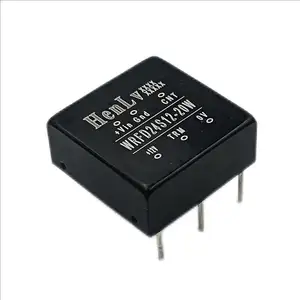 HenLv WRFDXXSXX-20W 1 polegada dc para dc conversor mini tamanho 18 ~ 36vdc para 12vdc 20W comutação de alimentação