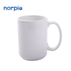 Impresión de fotos DIY de fábrica, Taza de cerámica blanca de sublimación de 15oz, taza de café de cerámica, venta al por mayor - Product Image 1