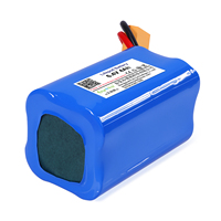 Paket Baterai Lithium Ion Kustom 6.4V 4Ah 25.6Wh Side-by-side dengan BMS untuk Sistem Keamanan Lampu Taman Tenaga Surya Kustom OEM ODM