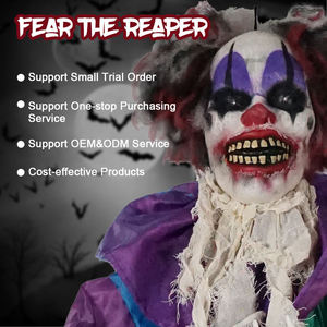 Shaking Clown Animated Halloween Prop Circo Carnaval Animatronic Haunted - Product Image 2