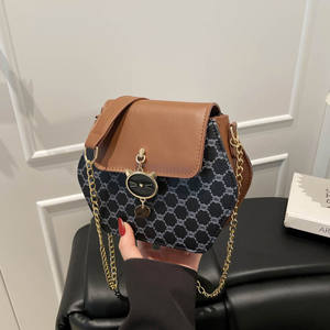 Tas bahu persegi kecil wanita desainer merek mewah tas selempang kasual klasik tas bahu trendi ringan tas ponsel - Product Image 2