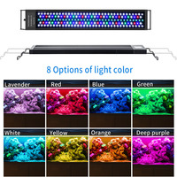 Lampe LED étanche IP68 pour Aquarium, lampe de plongée pour Aquarium simulant le lever et le coucher du soleil avec contrôleur