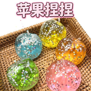Juguete Antiestrés de Manzana Needoh, Juguete de Fruta para Apretar, Manzana Súper Sólida para Niños y Adultos, Alivio del Estrés Diario - Product Image 6