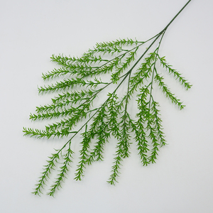 Branche de plante artificielle verte d'extérieur, décoration en plastique, style nordique du Nouvel An, forêt artificielle, asparagus, <span class=keywords><strong>romarin</strong></span> - Product Image 2