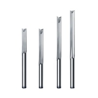 Fraise droite à 2 dents en alliage de tungstène-cobalt D3.175 pour le bois, l'aluminium et le cuivre, gravure CNC, ODM OEM KERUSI K-YB-D3.175