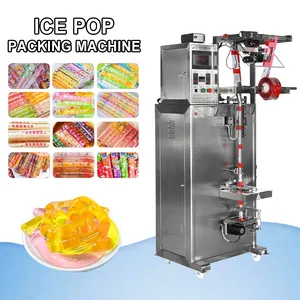 Çok fonksiyonlu otomatik jöle bar suyu buz lolly yiyecek torbası süt sıvı içecek makineleri gıda dolum paketleme makinesi