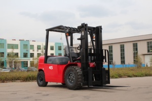 CE ISO 4500kg DIESEL xe nâng xe nâng chiều cao 3-6m với Side Shifter OEM 4x4 rwd tự động ngã ba điều chỉnh xe nâng - Product Image 4