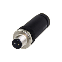 Connecteur électrique circulaire M12 Aviation 2Pin 3Pin 4Pin connecteur mâle femelle Contact cuivre matière plastique pour capteur de Code