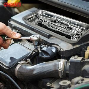 Bandeja de piezas magnéticas, organizador de herramientas de Metal para trabajadores automotrices mecánicos de bricolaje para piezas, tornillos, tuercas, pernos - Product Image 6