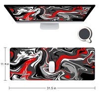 Tapis de souris gaming personnalisé en caoutchouc avec repose-poignet, base antidérapante, 800x300mm, haute qualité pour PC, bureau, maison, motif dessin animé