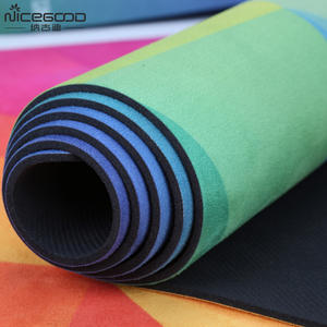 Tapete de <span class=keywords><strong>Yoga</strong></span> de Lujo con Toalla Antideslizante, Ideal para <span class=keywords><strong>Yoga</strong></span>, Hot <span class=keywords><strong>Yoga</strong></span>, <span class=keywords><strong>Bikram</strong></span>, Pilates, Ejercicio, Ecológico, de Caucho Natural - Product Image 4