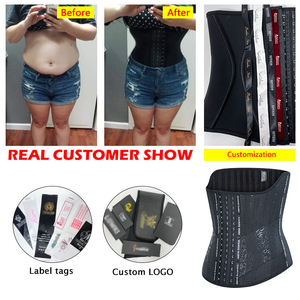 Corset amincissant rembourré pour femme avec 25 baleines en acier, idéal pour la vente en gros - Product Image 2