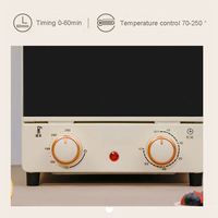 Four à air chaud électrique pour la cuisson à domicile ou en entreprise, four à pizza et à pain de grande capacité 15L, four électrique de cuisine