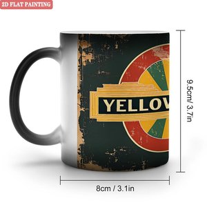 Yellowstone <b>Ceramic</b> Mug 11oz Heat Activated <b>Cup</b> Indoor Outdoor Use - Product Image 1