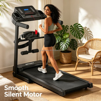 Caminadora Inteligente Plegable para Interiores, Automática, Multifuncional, Silenciosa, con Inclinación, para Hombres y Mujeres, Equipo de Fitness para el Hogar