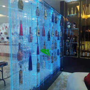Estante Expositor Hecho a Medida Mueble Pared de Burbujas de Agua Brillante con LED Gabinete de <span class=keywords><strong>Bar</strong></span> Acrílico Estante para Vinos - Product Image 2
