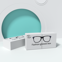 Boîte d'emballage de luxe pour lunettes de soleil, personnalisée, en carton, avec impression à l'encre de soja, pour étuis à lunettes
