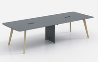 Table de bureau moderne, table de réunion blanche, nouveau modèle, bureau de conférence en bois