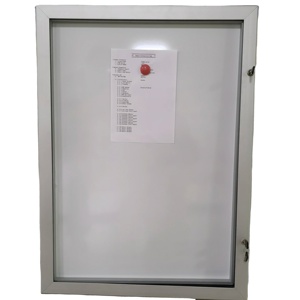 Boîtier de verrouillage d'affiches en aluminium A3 avec tableau blanc public et vitrine avec clé - Product Image 6