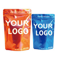 Sachets d'emballage comestibles en gros pour bonbons gélifiés et snacks, saveurs Worm Rope, prêts à l'emploi, 500mg 600mg