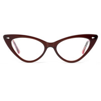 Nouvelles montures de lunettes œil-de-chat élégantes pour femmes avec clip magnétique polarisé, monture de lunettes de vue tendance prête à l'emploi