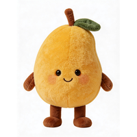 Peluche de poire douce et adorable, jouet en peluche personnalisé en forme de poire, cadeau parfait pour les enfants, peluche de poire Kawaii