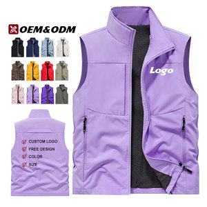 Gilet de travail personnalisé pour employés, brodé, respirant, à séchage rapide, <span class=keywords><strong>veste</strong></span> <span class=keywords><strong>sans</strong></span> manches pour hommes avec logo - Product Image 2