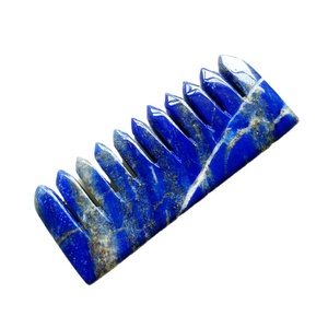 Hongzhuo nhà máy trực tiếp giá đá Lược guasha massage thân thiện với tóc Lapis Lazuli ngọc tinh thể - Product Image 1