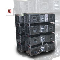 Enceintes de sonorisation extérieures T.I Audio Double 10 pouces résistantes aux intempéries, équipées d'un haut-parleur